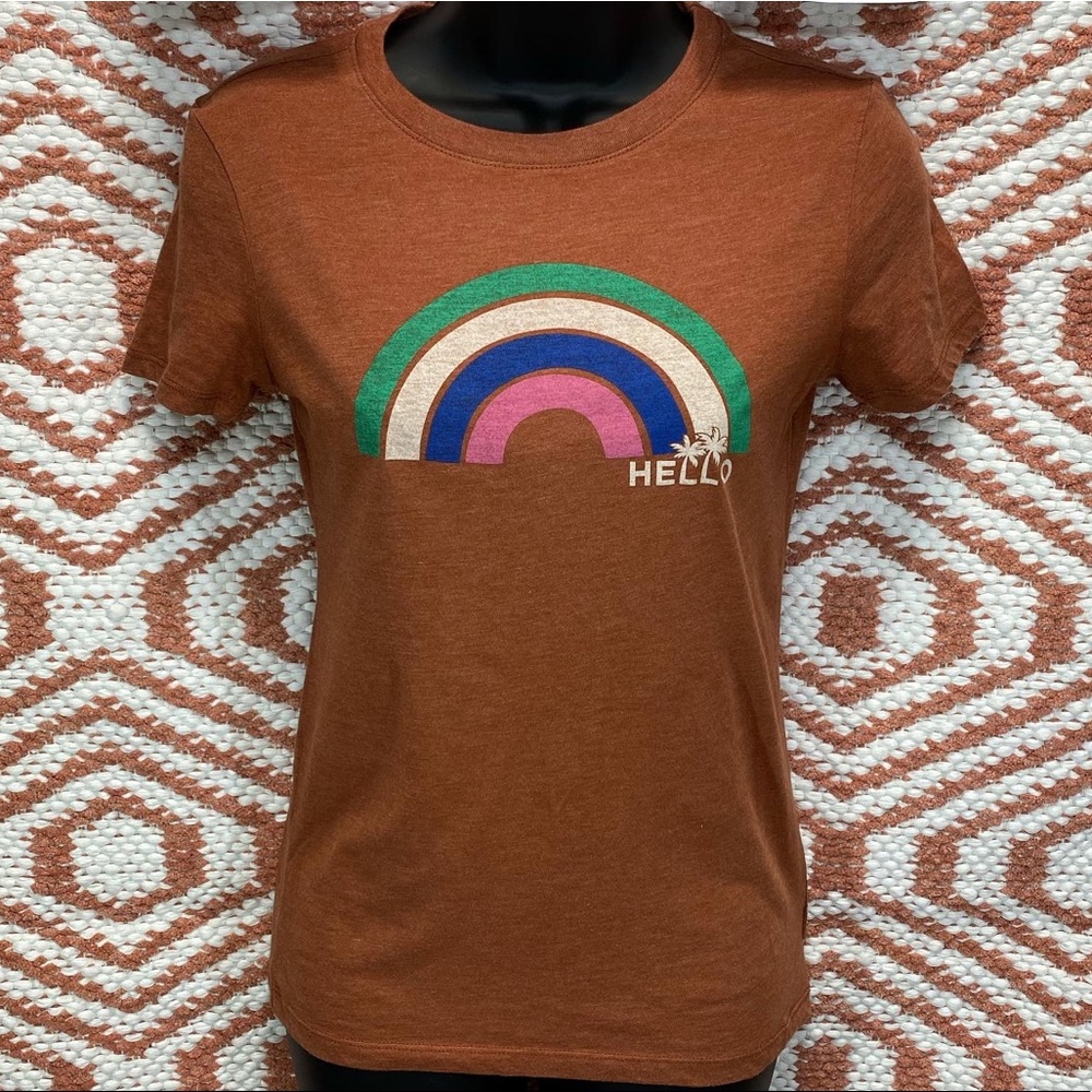 Orange Rainbow Tee